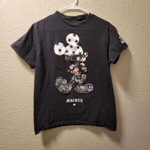 NEFF DISNEY Black Mickey Mouse T-Shirt Top Short Sleeve Men's Size Medium M